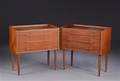 To mindre kommoder, teak. 2
