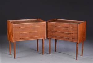 To mindre kommoder, teak. 2