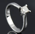 Solitaire ring ca. 0.40 ct.