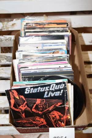Singelskivor vinyl, parti