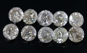 Uindfattet diamanter ca. 1.94 ct. 10