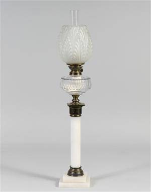 Bordsfotogenlampa, 1800-talets senare del