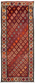 Orientalisk flatvävd matta, Kelim, 445x170 cm Denna vara har satts till omförsäljning under nytt varunummer4421347