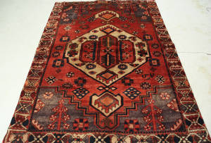 Orientmatta, handknuten, Bakhtiari, Isfahan-området, 205x145 cm