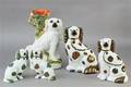 Fem Staffordshire-hunde af fajance 5