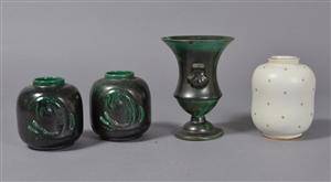 Fire vaser, bl.a. Wilhelm Kåge, 1900-tallet 4