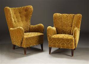 Dansk møbelproducent. Lænestol  øreklapstol 2