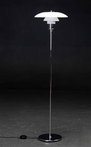 Poul Henningsen. PH 3½  2½ gulv  standerlampe