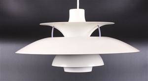 Poul Henningsen, PH5 pendel, hvidlakeret