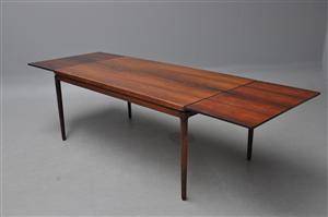 Johannes Andersen. Rektangulært spisebord af palisander. 3