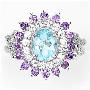 Ring af guldbelagt sterlingsølv 