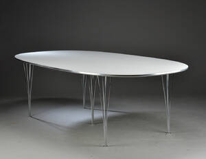 Piet Hein  Bruno Mathsson. Super Ellipse spisebord. 