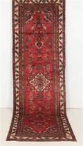 Handknuten persisk gallerimatta, Hamedan 335 x 103 cm