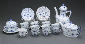 Royal Copenhagen. Musselmalet kaffeservice 41