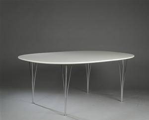Piet Hein Bruno Mathsson. Superellipsebord, nylakeret