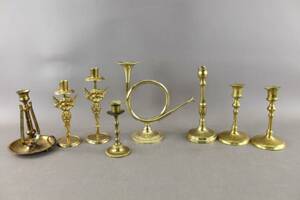 Ljusstakar i mässing 8 st