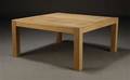 Kvadratisk sofabord, egetræ