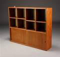 Dansk møbelproducent. Væghængt reol, teaktræ