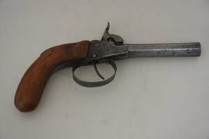 Slaglåspistol 1800 tal, 8 kantig pipa