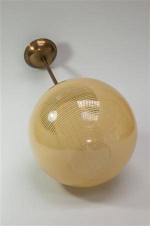 Hängeleuchte Glas Metall 