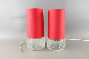 Bordslampor i glas 1 par