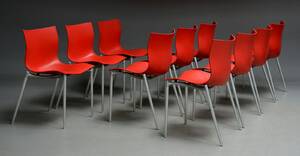 Philippe Starck. Sæt på ti stole, model Cam El Eon 10 