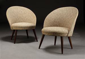 Dansk møbelproducent, Par lænestole, 1960erne 2