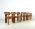 Set Stühle der 197080er Jahre im Stile von Augusto Savinis Pamplona Chair 6