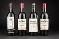 4 flasker moden Bordeaux.4