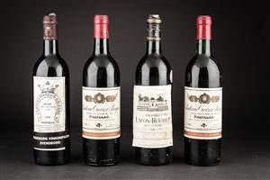4 flasker moden Bordeaux.4