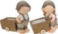 Havefigurer dreng  pige2 