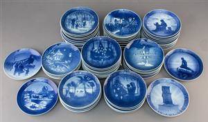 Kgl. Porcelæn  Bing  Grøndahl. Samling juleplatter 64