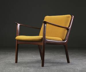 Ole Wanscher. Lænestol af mahogni, model PJ112 