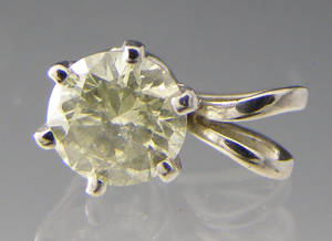 Brillant vedhæng ca. 0.50 ct.