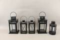 Ljuslyktor i plåt 5 st