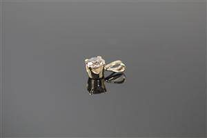 Solitaire Vedhæng af 14 kt. guld med brillant 0.70 ct.