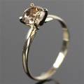 Solitaire ring i 14 kt. guld med brillant 1.50 ct.