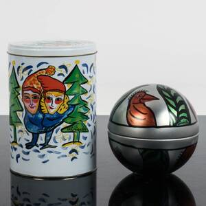 ULRICA HYDMAN-VALLIEN, burkar, 2 st, plåt