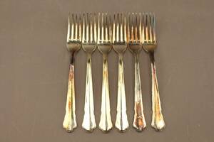 Förrättsgafflar i silver 6 st