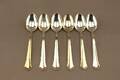 Kaffeskedar i silver 6 st