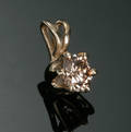 Diamantvedhæng, ca. 0.35 ct.