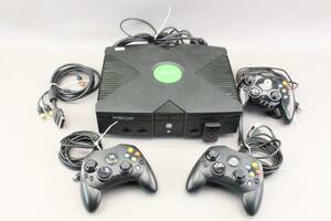 Xbox med två handkontroller