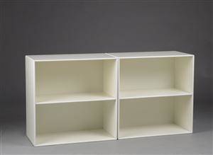 Peter J. Lassen  Montana. To moduler af hvidlakeret MDF 2