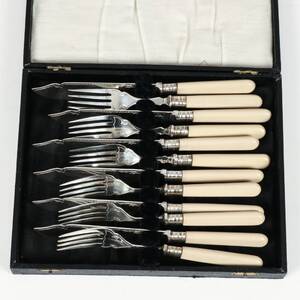 BESTICK 66st knivar och gafflar, i etui