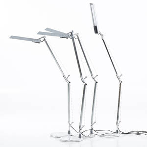 Tolomeo Video Artemide, 4 skrivbordslampor 