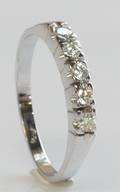 Alliancering, ca. 0.22 ct.