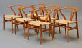 Hans J. Wegner. Seks Y-stole, model CH 24, kirsebærtræ 6