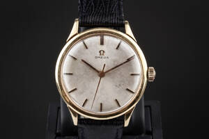 Omega vintage herrearmbåndsur af guld 18 kt.