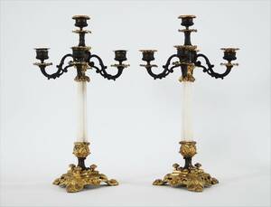 Kandelabrar ett par, 1800-talets andra hälft