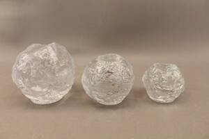 Ljuslyktor Kosta Snowball 3 st